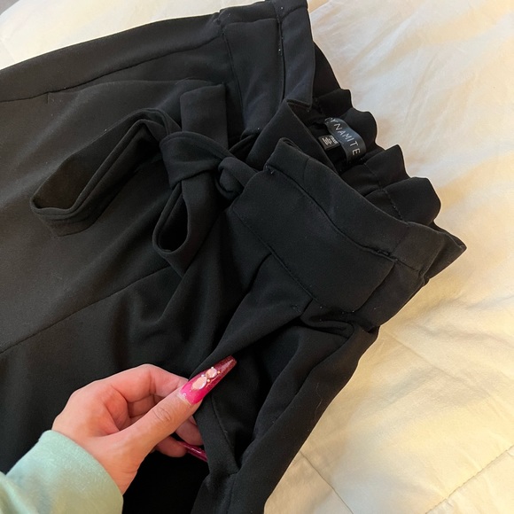 XXS dynamite black tie up dress pants - Picture 7 of 8